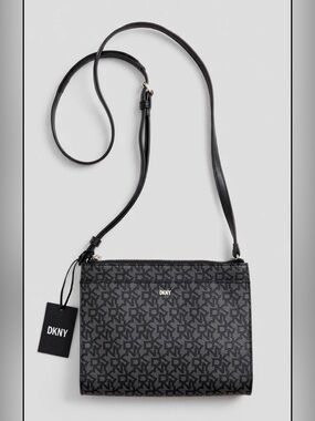 Elegant DKNY  purse in Black and Gray - Bryant Park